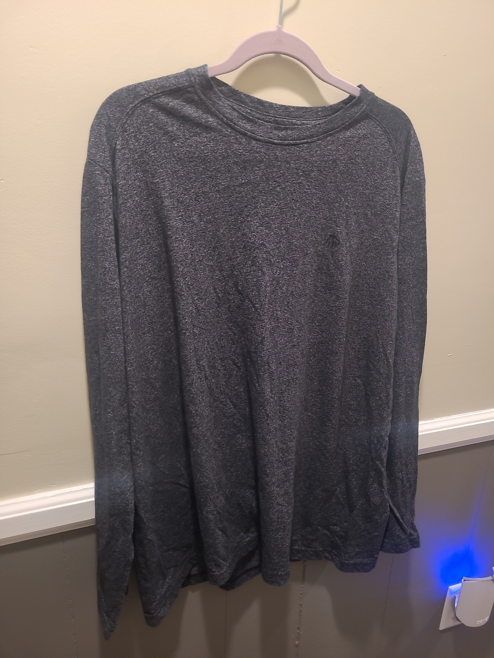 Wolverine Mens XL Heathered Gray Cotton Blend Long Sleeve Tshirt